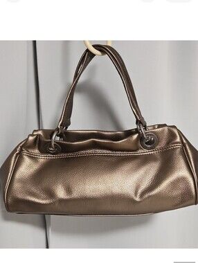 Tommy Hilfiger Bronze Vintage-style Baguette/barrel Bag